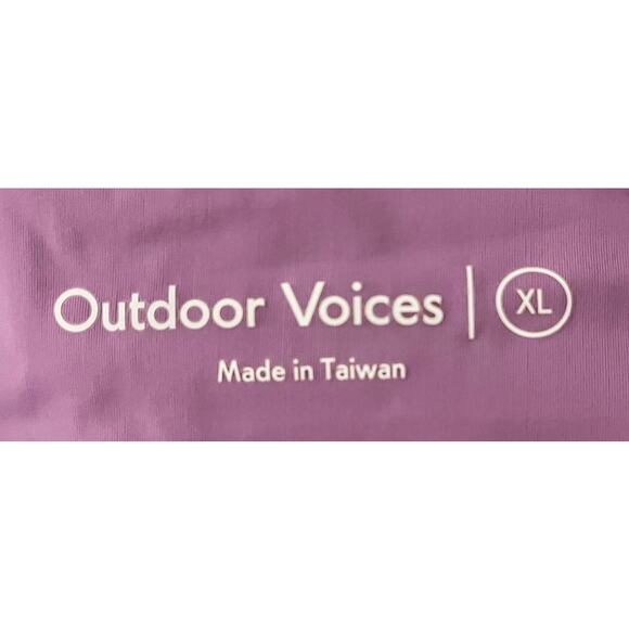 Outdoor Voices One Shoulder Dress - Lavender Women's sz. XL w/Built-in Shorts - Picture 5 of 8